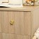 Handle button tundra RK002gp, color gold