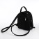 Women's backpack city, Textura, black color