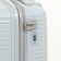 Small suitcase 20 "On a zipper, code lock, 4 wheels, color gray color
