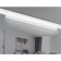LED track track for the Magnetic Ultra Slim Ambrella Track System GV1414, 18W, LED, white color, white