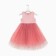 Children's dress with beads kaftan p. 36 (134-140 cm), pink