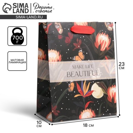 Gift Laminated Vertical, Packaging, Make Life, MS 18 x 23 x 10 cm