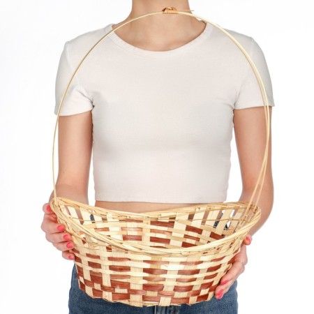 Wicker basket "Rook", 32 × 23 × 10 cm, bamboo
