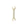 ROD ROD ROOL REXANT 12-5833-2, yellow zinc, 24x27 mm