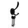 Furniture hook Cappio Wing, two -rod, white