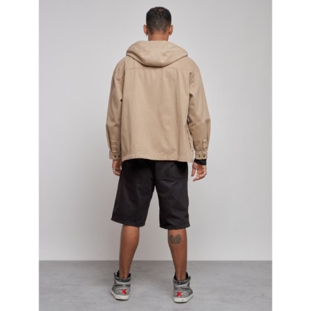 Jeaning jacket men's, size 48, beige color-3