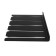 Storage holder F-shaped clamps, wall, black