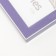 Photo frame Plastic "Watercolor" 15x21 cm, purple