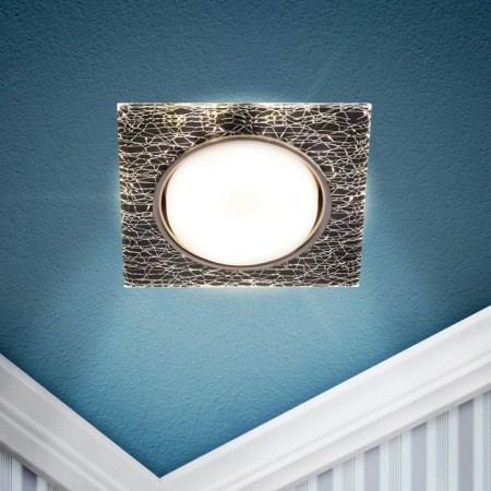 Lamp built -in era DK LD50, IP20, 15W, 120x120x22 mm, 4000k, white/black color