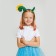 Carnival rim "dragon", green color