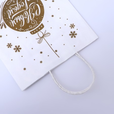 New Year. Paper Paper gift New Year, "Christmas Toy", 22 x 12 x 28 cm.-2