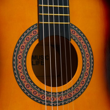 Classic guitar Music Life GQD-H38Y, SanBERST, 97 cm-2