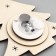 Christmas tree toy "Christmas tree with a snowman", from batteries, a glow of warm white