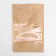 Package package, craft, zip-gl, with a window, 12 (7) x 18.5 cm