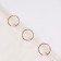 Ring for the cornice, connective, d = 35/38 mm, 10 pcs, color pink gold