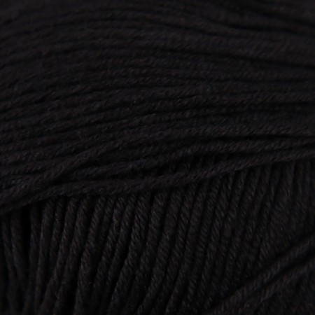 Yarn "Baby Cotton" 50% acrylic 50% cotton 165m/50g (460 black)-2