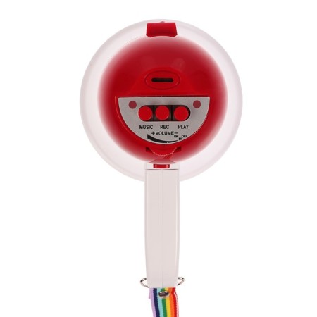 Megaphone manual RAD-02, 5 W, range up to 50 m, recording 10 sec, 3 modes, white-3