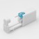Disposable gun for piercing, earring in the “minimum” kit, 4 mm, silver color
