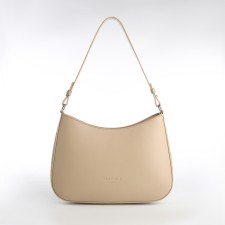 Female bag Textura, average size, beige color