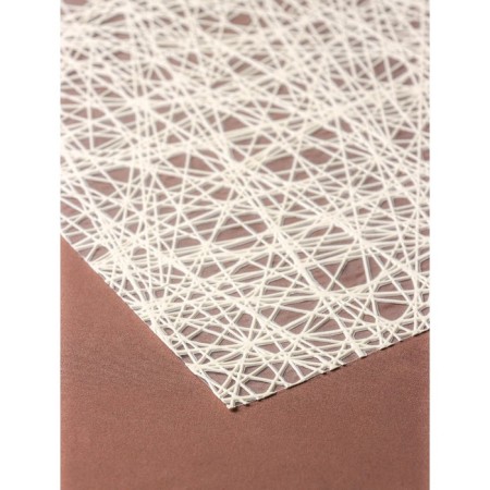 Openwork napkin for the table "Confusion", 45 × 30 cm, beige color-3