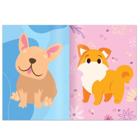 A book with stickers “Funny face. Create your pet ", 12 pp., 68 stickers-1