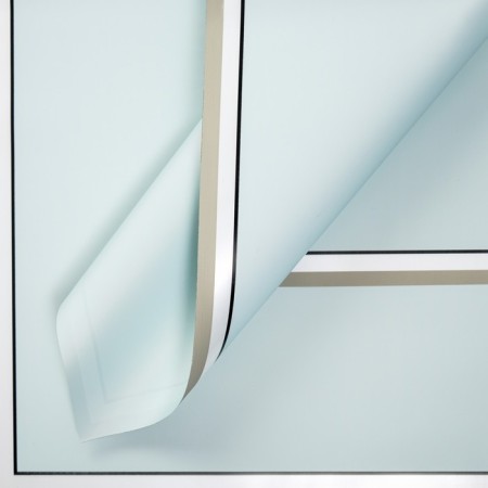 Matte film "Double Kant", mint, 0.58 x 0.58 m