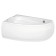 Front -free bathroom Joanna 140 bath, universal, white ultra color