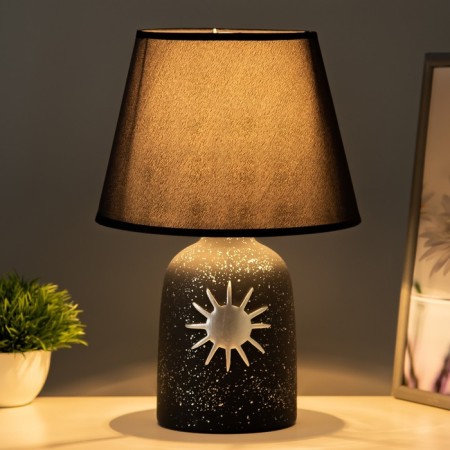 Table lamp "Mirel" E14 40W black 22.5x22.5x34 cm Risalux-1