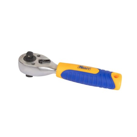 Short ratchet Kraft KT 705035, bilateral, 1/2 ", 3/8", 120 mm, 72 teeth-2