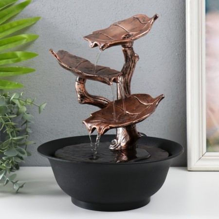 The desktop fountain from the Bronze Lotuses network 21.5x21.5x27 cm