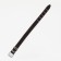 Leather collar with embossing on synthetic winterizer, 85 x 4.5 cm, Osh 50-70 cm, black