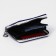 Lightning wallet, card for cards, for coins, blue color