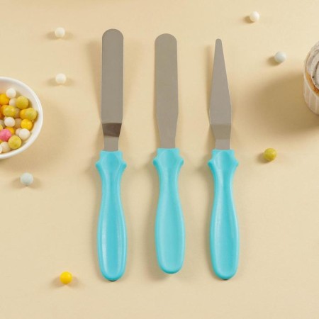 A set of pastry shovels "Night", 23 × 8.5 × 2.5 cm, 3 pcs, color mix