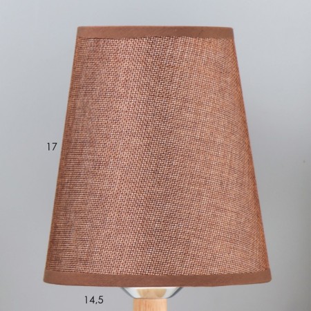 Bordeaux table lamp E27 40W brown 14x14x30 cm Risalux-2