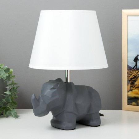 Table lamp 16544/1 E14 40W gray 22.5x22.5x35 cm Risalux