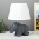 Table lamp 16544/1 E14 40W gray 22.5x22.5x35 cm Risalux