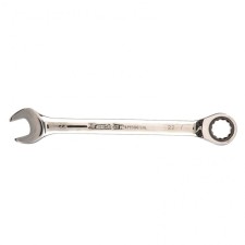 Combined rattling key Matrix 14814, CRV, mirror chromium, 22 mm