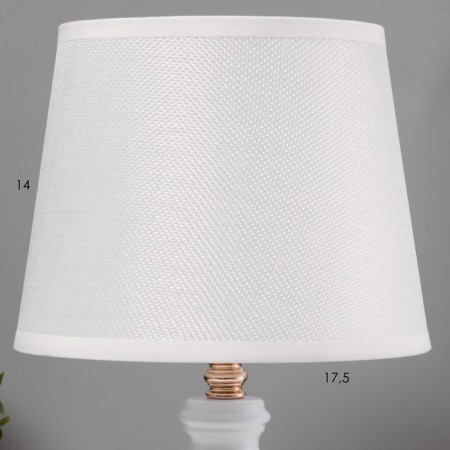 Dorofai table lamp E27 40W white-gold 18x18x29 cm-2