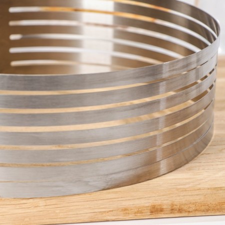 Set of confectionery share, 2 items: baking form with slots 25-30 × 8 cm, confectionery blade-3