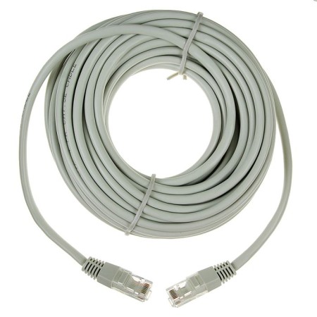 Gembird PP12E-10M patch cord, UTP 5E cat., RJ-45 (M) -RJ-45 (M), 10 m, gray-1