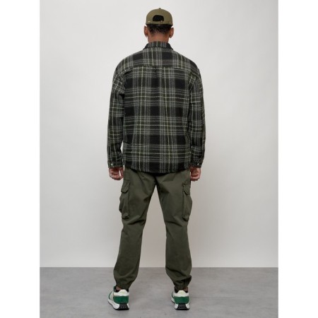 Male windbreaker, size 48, green color-3