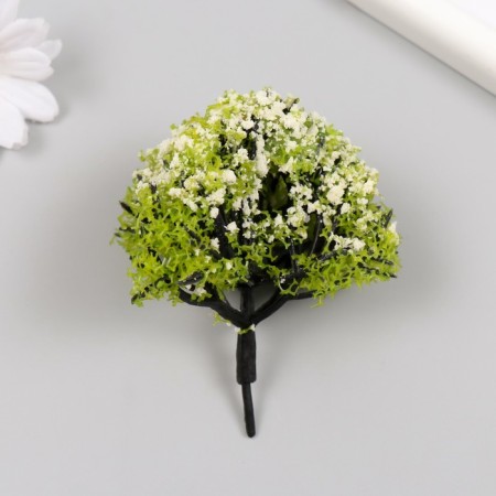 Artificial plant for creativity plastic "Blossoming apple tree" 9 cm