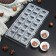 Konfinetta chocolate form “Toffi. Square ”, 27.5 × 13.5 × 2.5 cm, 21 cells (2.5 × 1.5 cm)