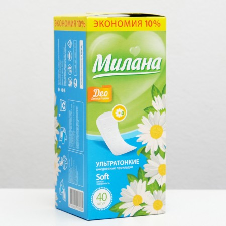 Gaskets Daily Milana Ultra Deo Soft herbs, 40 pcs.-4