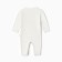 Knitted overalls, Ecrury color, height 74 cm