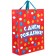 Gift package "Happy Birthday" 31x40x11.5 cm, packaging, blue tractor