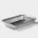 A set of foil for baking and baking shares, 2.1 l, 31.5 × 22 × 5.5 cm, 2 pcs