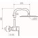 Shower system RMS SUS124-003DK-2, single-leaf, shower watering can, chrome