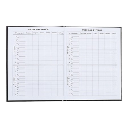 Universal diary for grades 1-11, "noble cat", solid cover 7BC, glossy lamination, 40 sheets-6