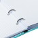 Notebook on rings A5 160 sheets in the GUSSI cage, hard cover, glossy lamination